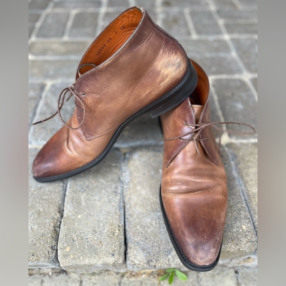 Men’s Santoni Italian Ankle Boot Size 46/ UK 11 - Picture 3 of 4